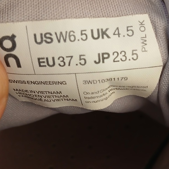 On Running Cloudnova Flux Women's Running Shoes Sneakers White Pink 6.5 - Picture 6 of 9